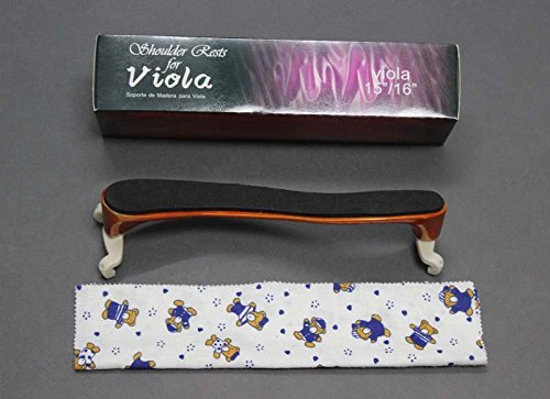 Deluxe Maple Wood Tiger Stripes Universal Model Viola Shoulder Rest With Cloth #TOP1