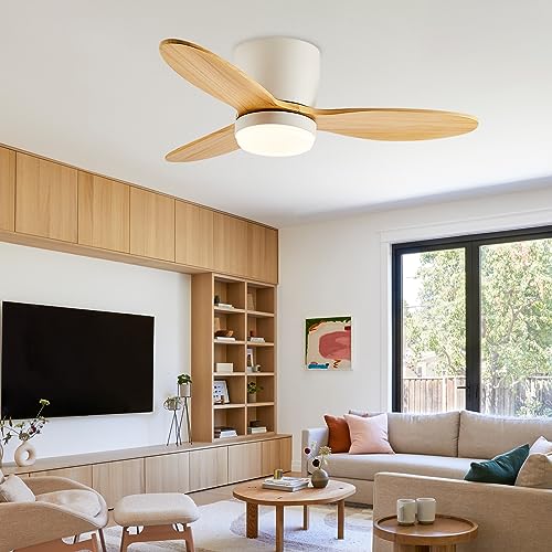 Ventilatore Da Soffitto A LED Dimmerabile E Controllo Colore Luce Con Telecomando 6 Velocita Del Vento Regolabili Timer 2h 4h Memoria Luce 91991057