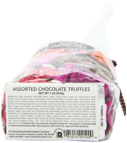 Seattle Chocolates Gift Bag, Assorted, 1-Pound #TOP2