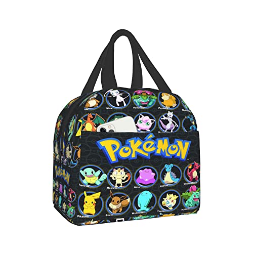 Cartoon Lunch Box Reusable Insulated Lunch Bags For Office Picnic School Portable Tote Lunchbag For Women