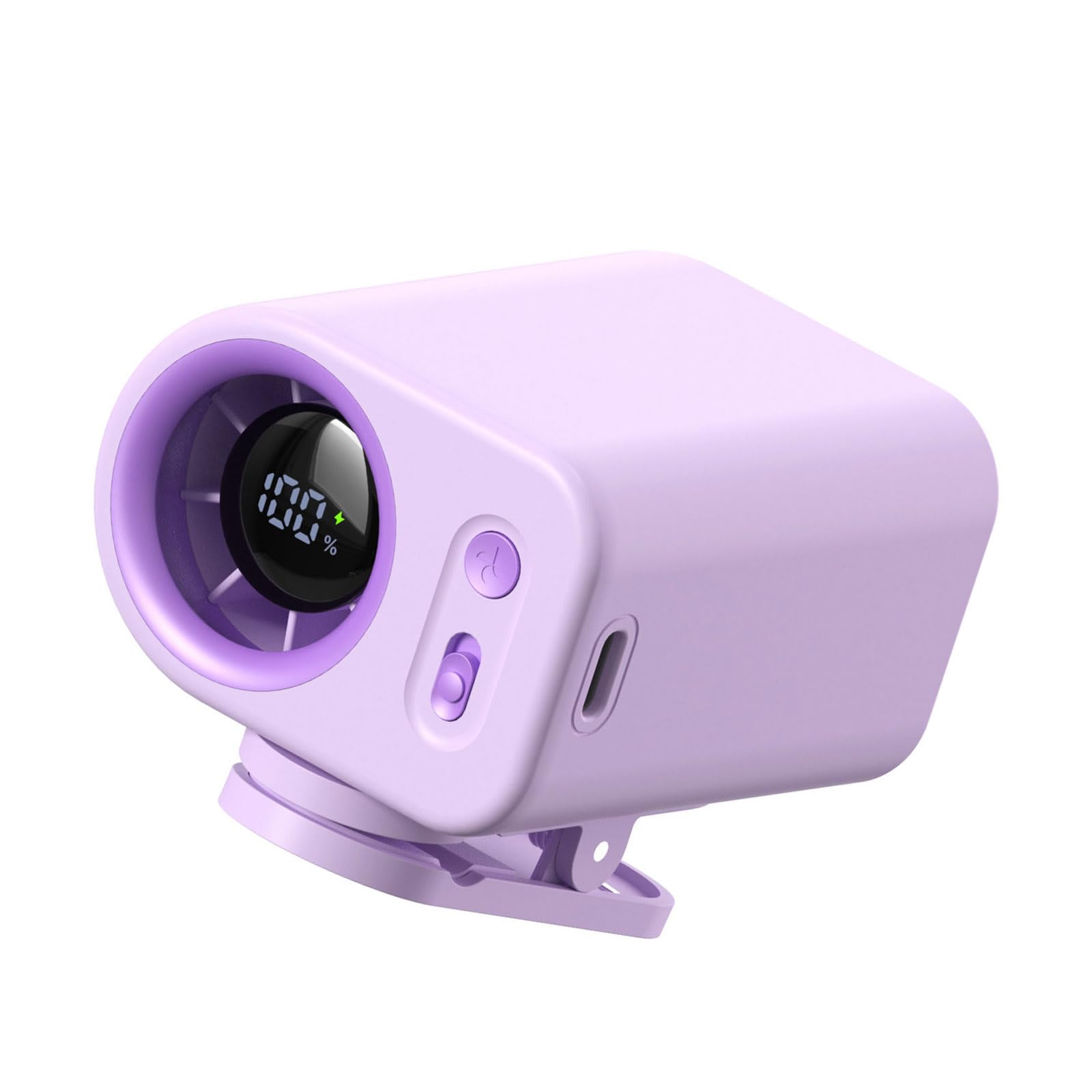 kokdid Compact Waist Belt Fan 3 Wind Mode Strong Ventilation ABS Construction Great for Various Activity Portable Waist Fan