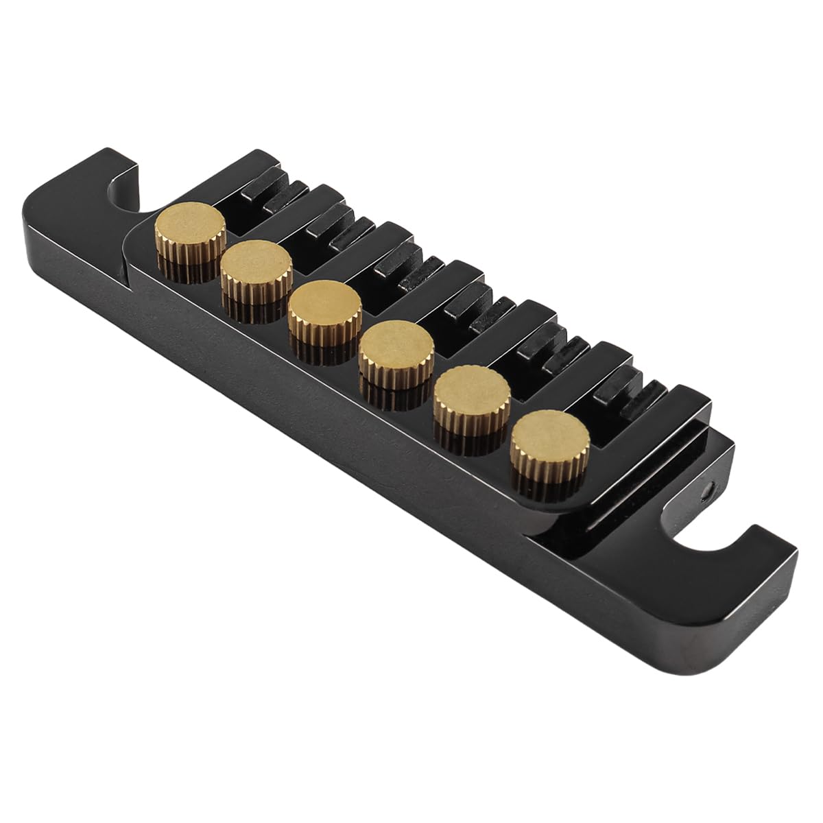 Nicear Electric Guitar TP-6 Style LP Bridge Stop Bar Vintage Tailpiece with Fine Tuners/Studs for LP Les Paul/SG/ES Electric Guitars Chrome - Image 4