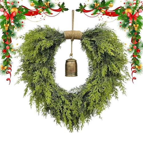 Couronne de Noël sans Perte d'Aiguilles Couronne de Verdure Idéale