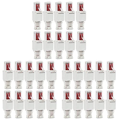 Connecteur RJ45 sans outil CAT6 UTP pour câble installation LAN x30