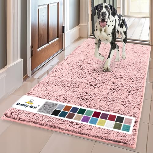 Muddy Mat Microfiber Door Mat & Pet Rug, 24x72