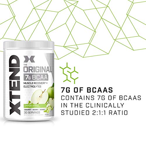 Xtend Original Bcaa Powder Smash Apple | Sugar Free Post Workout Muscle Recovery Drink With Amino Acids | 7G Bcaas For Men & Women | 30 Servings #TOP2