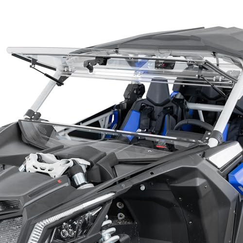 KEMIMOTO UTV 3-in-1 Flip Windshield Compatible with Can-Am X3 & X3 Max