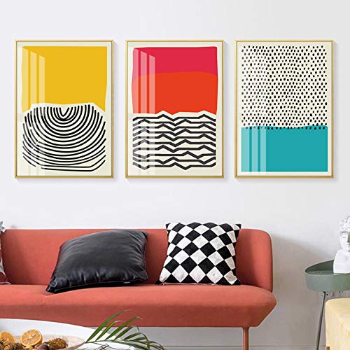 Toile peinture mur art abstrait pour raviver un grand mur de salon vide
