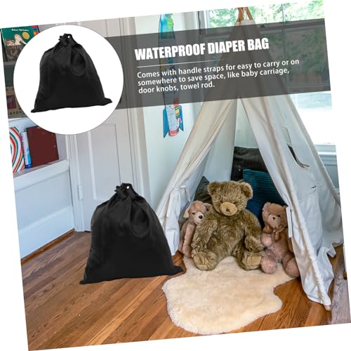 Bolsa portátil para pañales ligera con asas miniatura 7