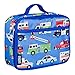 Wildkin Kids Lunch Box Bag with Cotton Nap Mat Cover - Reusable Lunch & Nap Time Set for School and Travel - Heroes