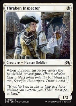 Magic The Gathering - Thraben Inspector (044/297) - Shadows Over Innistrad