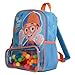 Blippi Backpack with Sound for Boys and Girls, Clear Front Pocket and Mesh Side Pockets, Toddler’s Schoolbag with Padded Back and Adjustable Straps, Versatile Day Pack for Kids, Blue and Orange
