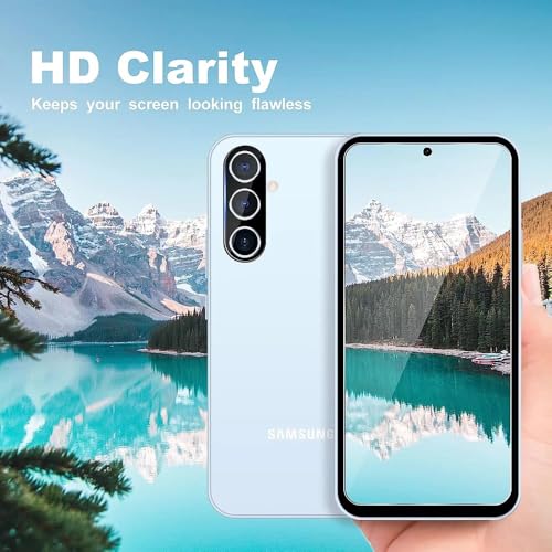 Image of DD SON Back Camera Lens Protector Tempered Glass For Samsung Galaxy S24 FE 5G Case Friendly with Edge to Edge Coverage and Easy Installation Kit, Pack of 1