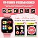 Kids Smart Watches Girls Age 6-12, 26 Games Touchscreen Kids Watch with Video Camera Music Player Learning Cards Audiostory Flashlight 12/24 hr Educational Toys Birthday Gifts for Girls Ages 6 7 8
