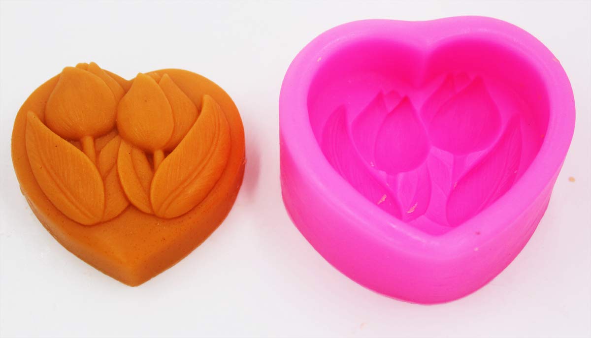 LC Bee Friends Flower N174 Mould Craft Art silicone Soap Mold Craft Molds DIY Handmade candela stampi