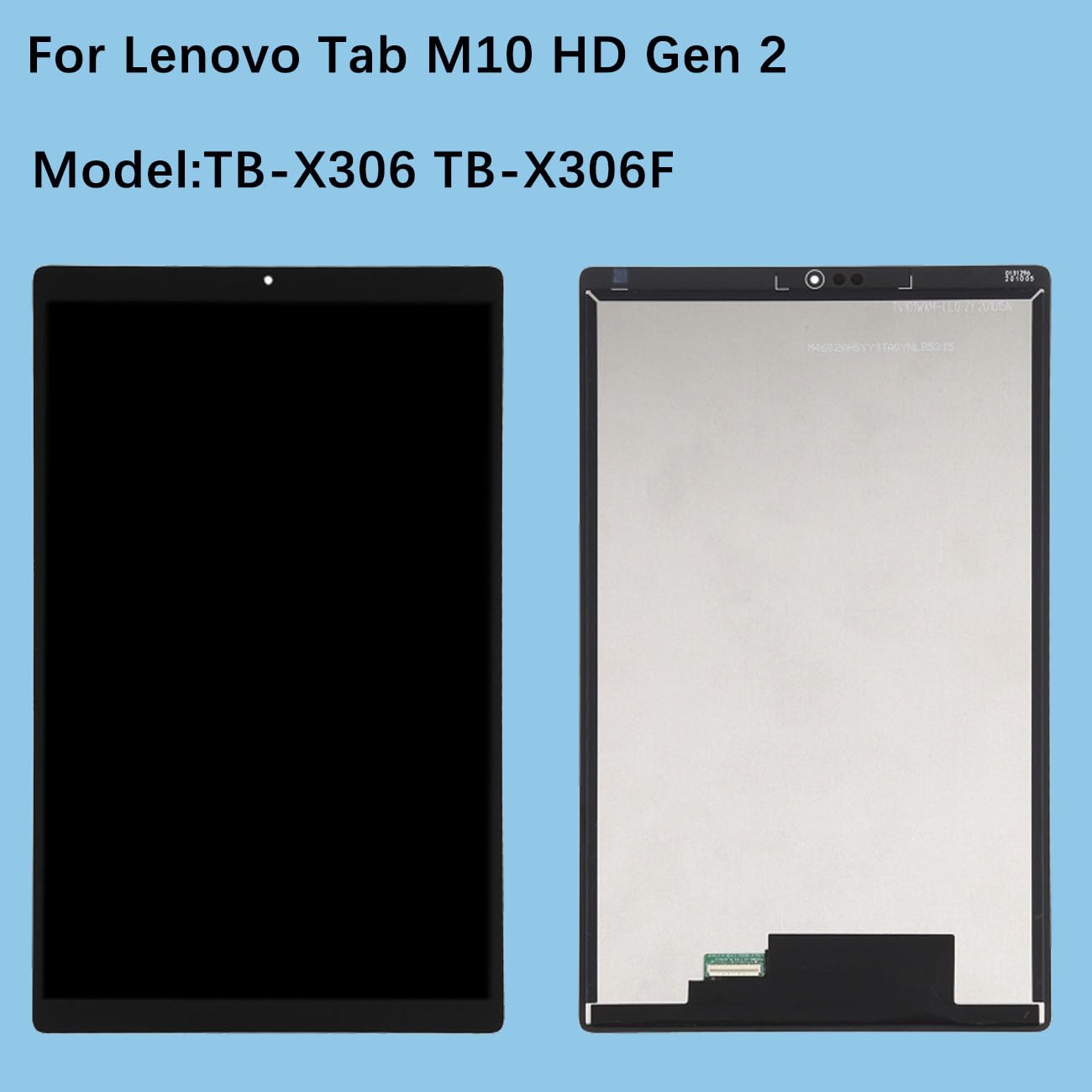 Schermo display per Lenovo Tab M10 HD Gen 2 TB-X306 TB-X306F LCD schermo di ricambio assembly kit di riparazione