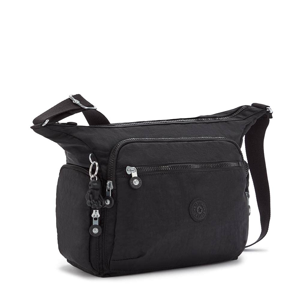 Kipling Gabbie Umhängetasche, Leicht, Mittlere Größe mit mehreren Fächern