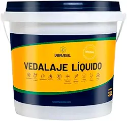 Impermeabilizante Vedalaje Líquido 3,2L Vbrasil – Isolante Térmico Para Lajes, Telhados E Calhas, Ação Fungicida E Secagem Ultrarrápida