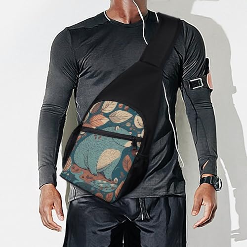 Sling Bag para hombres y mujeres pequeño bolsa cruzada miniatura 7