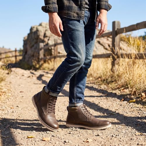 Image of Vostey Men's Boots Hiking Boots Casual Boots for Men