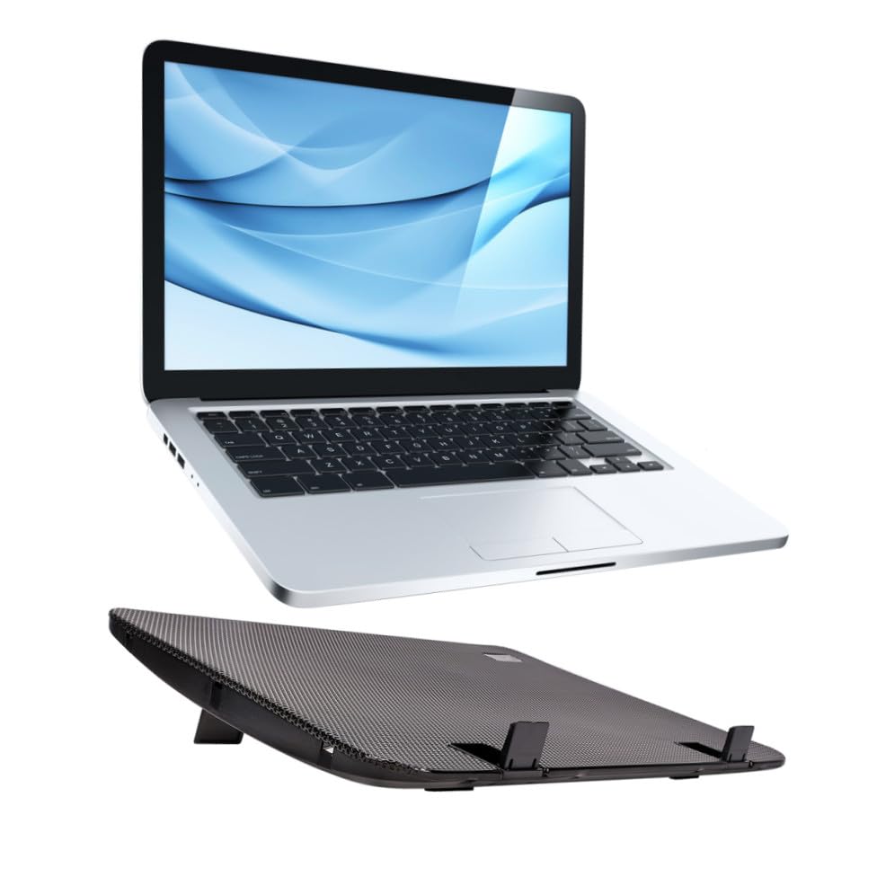 Base enfriadora ajustable para laptop con ventilador silencioso miniatura 4