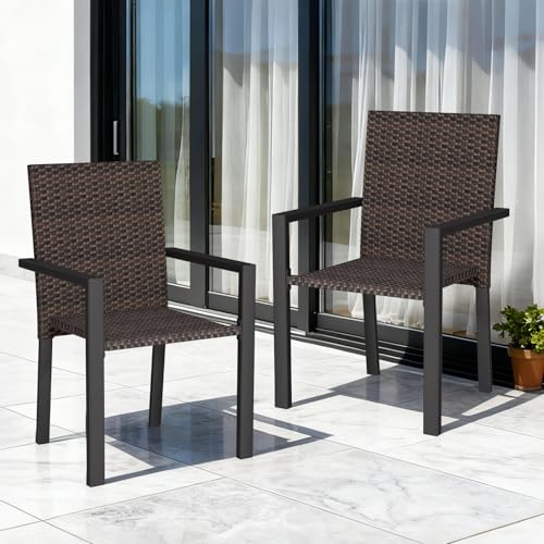 YLGJ&TIDY Wicker Stackable Chairs