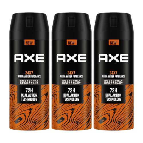 Axe Recharge Long Lasting Deodorant Bodyspray For Men 150 ml, Pack of 3