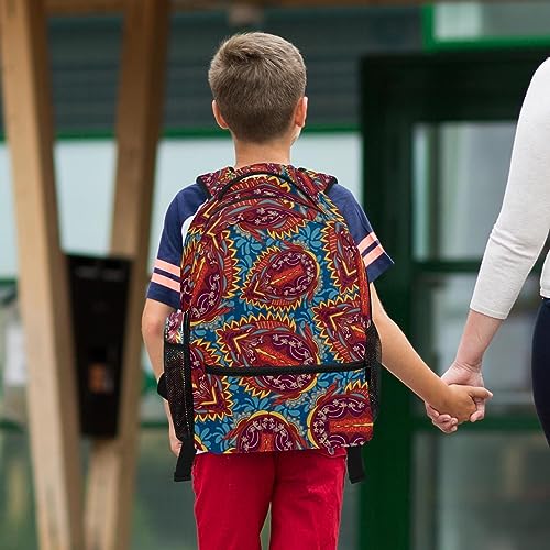 Sac à dos écossais avec trousse multicolore pour la rentrée des classes