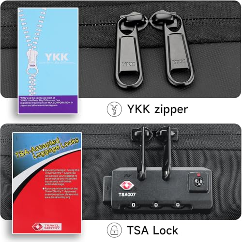 Backpack with wheels,backpack on wheels for USB Type-C Ports,17.3" Laptop Compartment,Built-In Customs Lock -Wheeled Backpack for Business, Travel, Work, College2