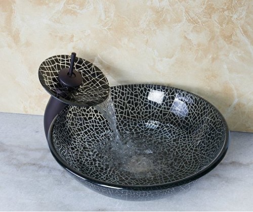 Robinet de salle de bain et vasque en verre pour vos toilettes