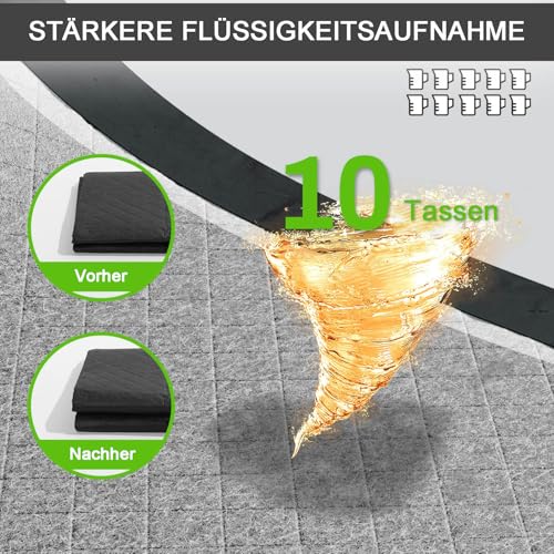 Gardner Pet Welpenunterlagen 70x85cm, Große Welpen Unterlagen mit Kohlenstoff zur Geruchskontrolle, Super Saugfähige und 6-lagige Auslaufsicher Trainingspads für Hunde, 30 Stück