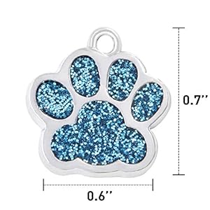   Framendino-Animal-Cat-Dog-Paw-Print-Charms-Glitter-Footprint-Beads-for-DIY-Jewelry-Making