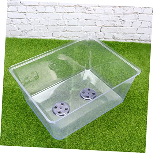 Yardwe 1Pc Bandejas De Vaso De Flores Vasos De Bandeja Transparente Plantas Cobertura De Mudas De Es