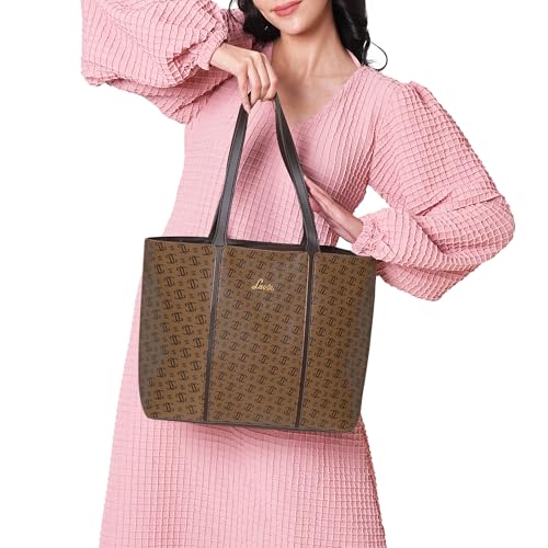 Image of Lavie Women's Mono LL Meghan Tote Bag for Women | Tote Handbag for Work | Ladies purse | Stylish Shoulder Bag | Gift for Women