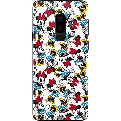 Skinit Decal Phone Skin Compatible with Galaxy S9 Plus - Officially Licensed Disney Minnie Mouse Rockin Minnie Pattern Design