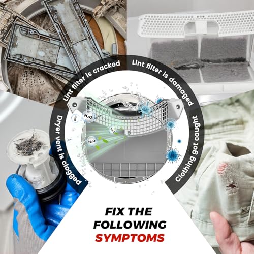๐ฎ๐ฌ๐ฎ๐ฑ ๐๐ฅ๐๐ง๐๐๐๐ Dryer Lint Filter ADQ56656401 Stainless Steel Mesh With MCK49049101 ap5071745 Dryer Lint Filter Screen Housing Guide Cover combination by puxyblue for LG DLEX3900W kenmore