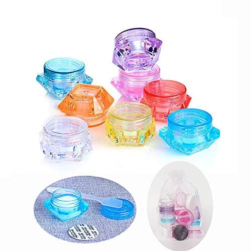 Wopanxye 16 Pack 5g Small Jars, Tiny Cosmetic Containers, 5 Gram Sample Empty Container, 5ml Plastic Travel Size Pot Jar - Image 2