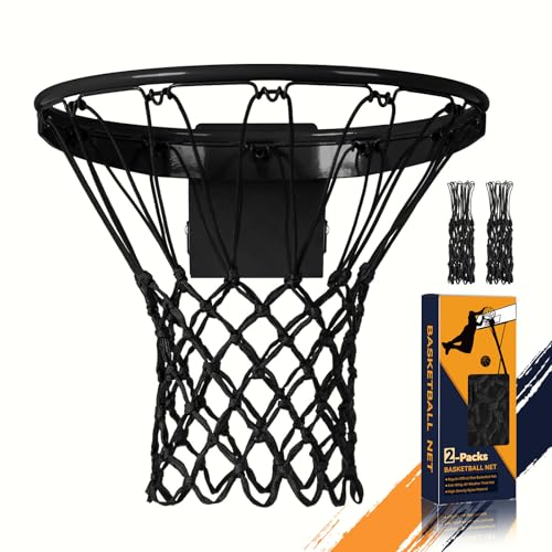 MegaNets Professional Basketball Net Replacement, Heavy Duty Nylon 12 Loops,