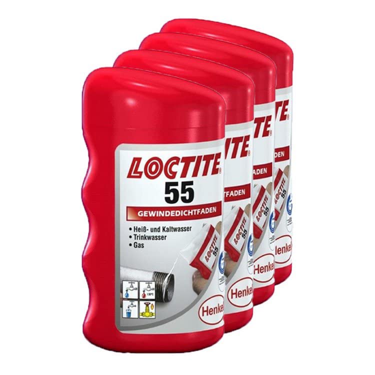 Filo di tenuta per filettatura Loctite 55 (4x), guarnizione filettata