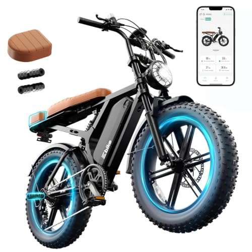 Image of Electric Bike for Adults, 48V 15 Ah Battery, 2000W Peak Motor, 28MPH
