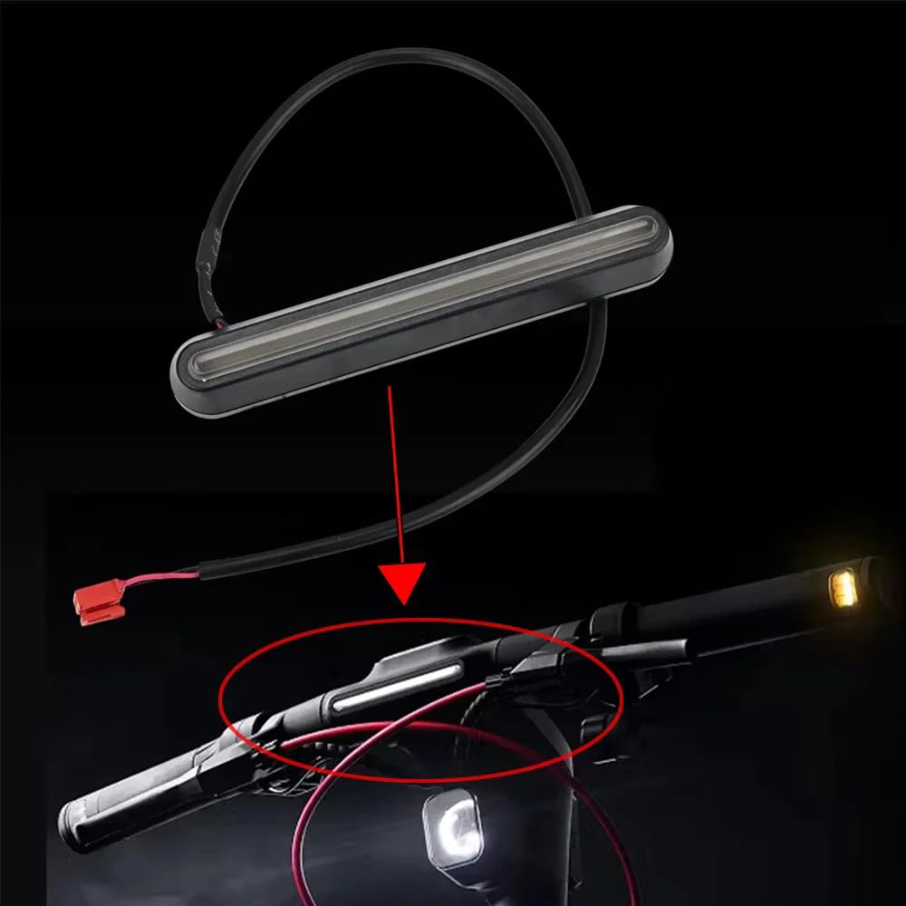 JOYSOG E-Bike-Frontlichter für Ninebot KickScooter MAX G3 / F3 / F3 Pro Elektrische Roller Ersatz-Scheinwerfer-Lampenteile