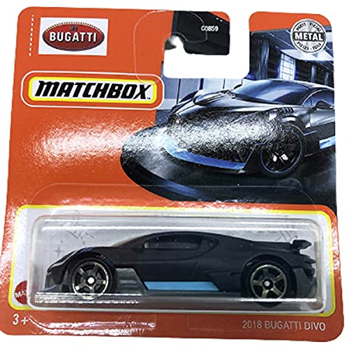 Matchbox 2018 Bugatti Divo 39/100 2020 Short Card