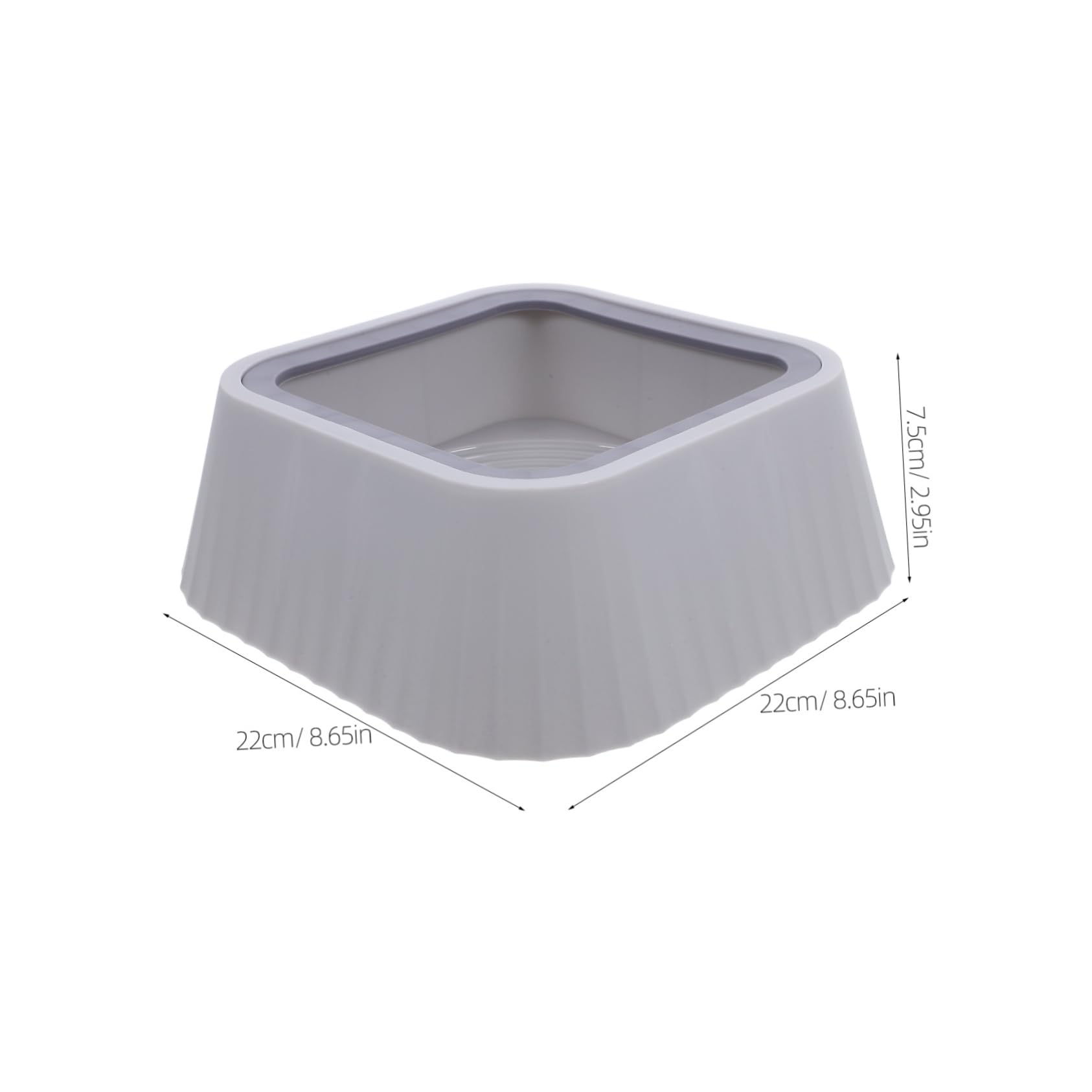 POPETPOP Floating Tip Pet Water Bowl for Cats and Dogs Cat Feeder with Innovative Design Keeps Pets Dry and Floors