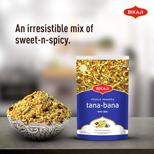 Khatta Meetha 1000g and Punjabi Tadka 200g Combo of 1200g (42.33Oz) – Authentic Indian Snacks Family Pack | Crunchy Namkeen, Party Mix, Bar Snacks & Tea-Time Treats