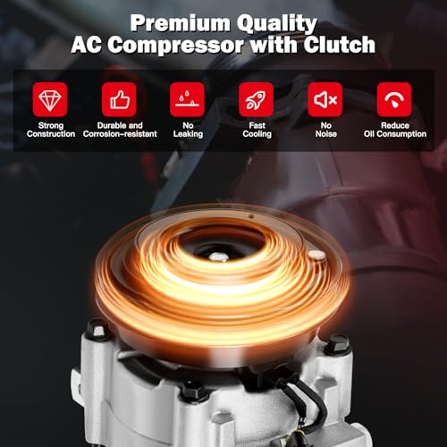 Image of cciyu Air Conditioning Compressor for Kia Sorento 3.5L 2003-2006