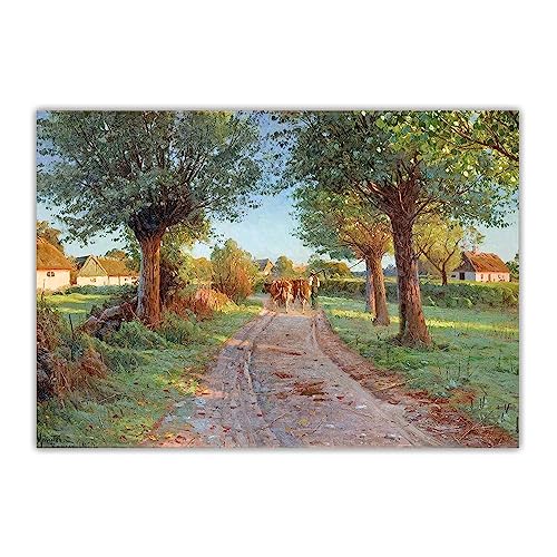 Peinture 5D Peder Mork Monsted Soirée d'été 50,8x61 cm canevas diamant