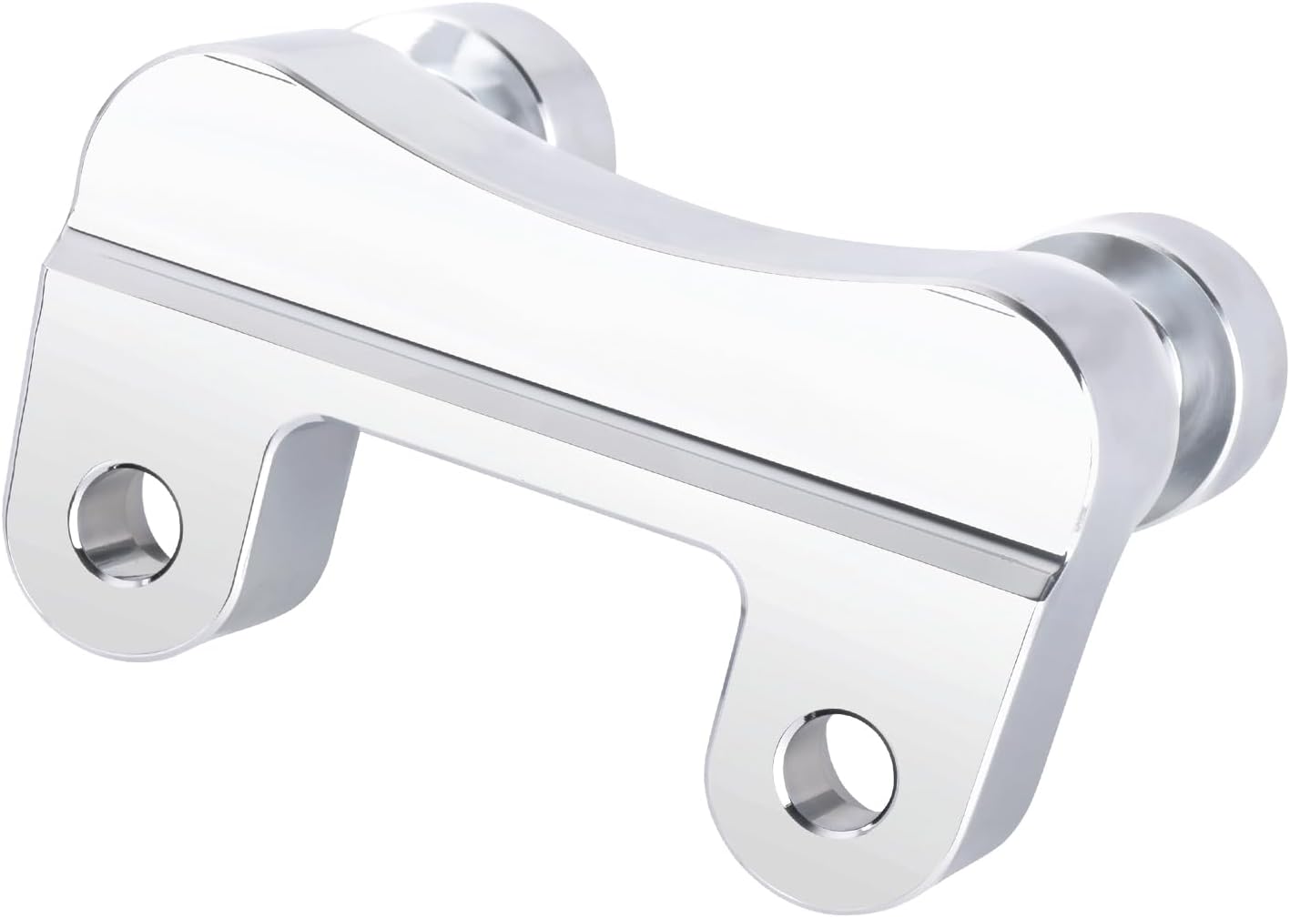 HDBUBALUS Handlebar Risers Adapter Motorcycle Bar Clamps Fit for Harley Touring 2014-2025 Softail 2018-2025 Dyna 2006-2017 Road King Street Glide Classic Low Rider Fat Bob FXDL FXDB FLSTF (Chrome)