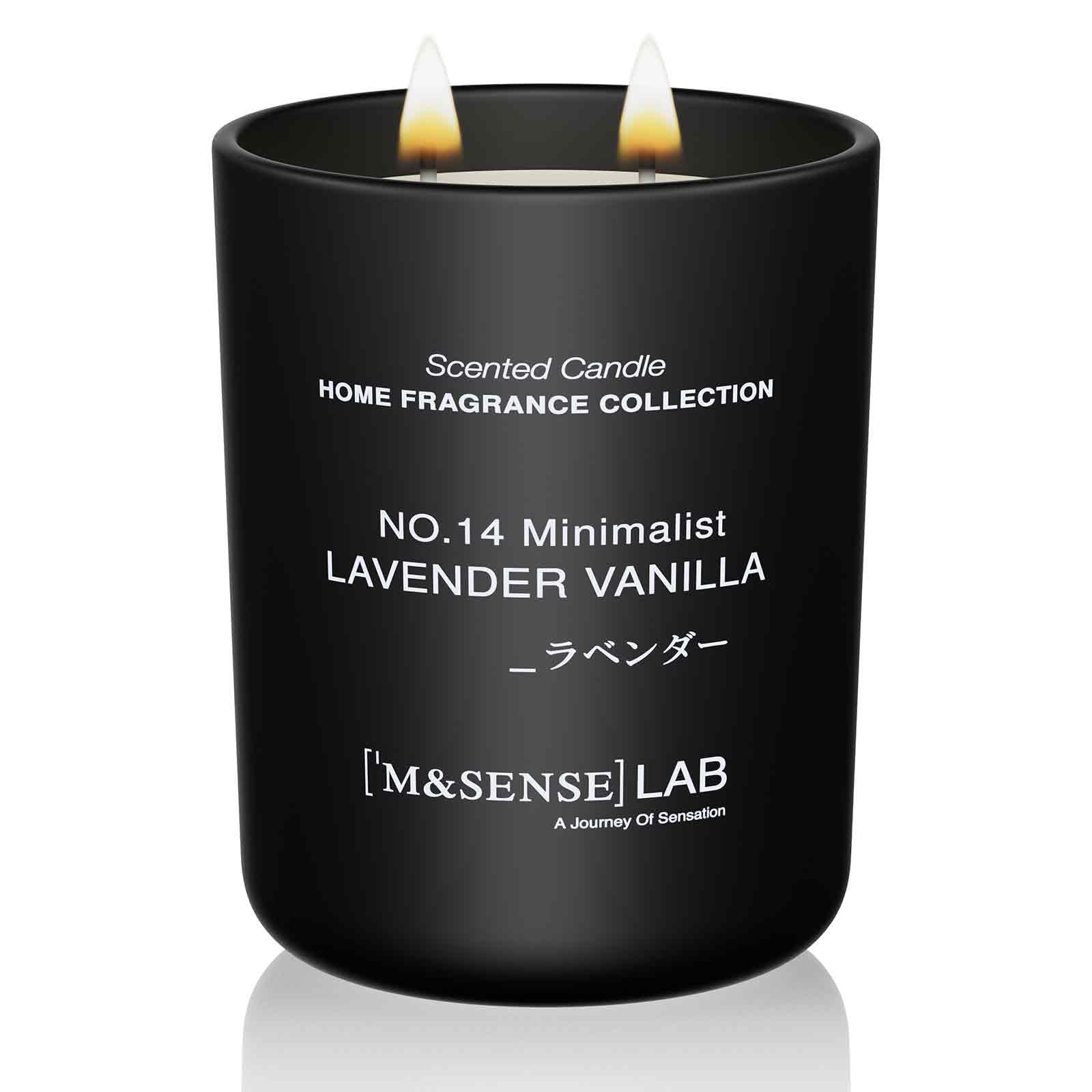M&SENSE Duftkerzen im Glas - Natursojawax Kerze 150g 30h Brenndauer, Geschenk für Frauen und Männer, Einfaches Design, Aromatherapie für Zuhause, Bad, Yoga Entspannung