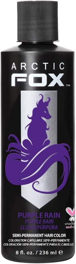 Arctic Fox Semi-Permanent Hair Dye (8oz, Purple Rain)