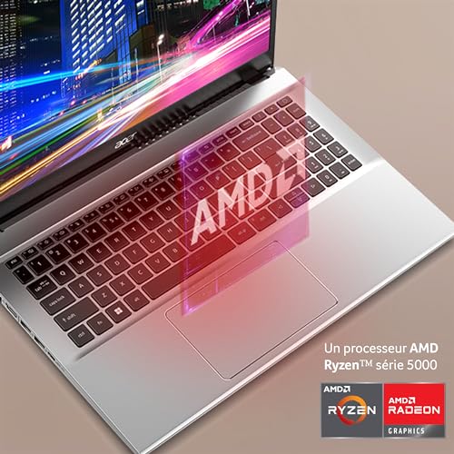 Acer Aspire 3 A315 44P R47A AMD Ryzen™ 7 Ordinateur portable 39 6 cm 15.6 Full HD DDR4 SDRAM SSD Wi Fi 6 802.11ax Windows 11 Home Neuf - vue 3